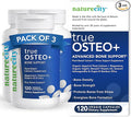 NatureCity True-Osteo+ Bone Support with Ashwagandha – for Strength &amp Density – Plant-Based Calcium with Organic AlgaeCal Magnesium Vitamin D3 K2 Silicon &amp Stress Support | 360 Veggie Caps