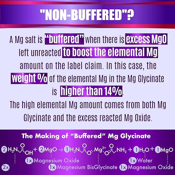 Magnesium Glycinate with Vitamin B6 Research Proven to Enhance Absorption 1350mg Fully Chelated - Supports Sleep Stress Relief Energy Muscle Cramps - Gluten Free NonGMO 180 Vegan Capsules