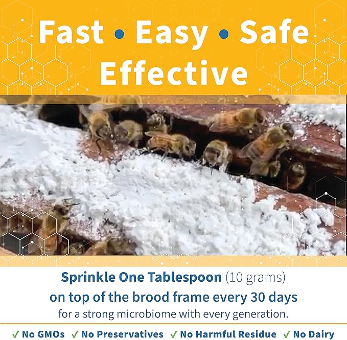 SuperDFM-HoneyBee Probiotic Supplement for Honey Bees 50 Applications
