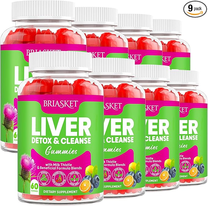 Liver Cleanse Detox &amp Repair Gummies 9P
