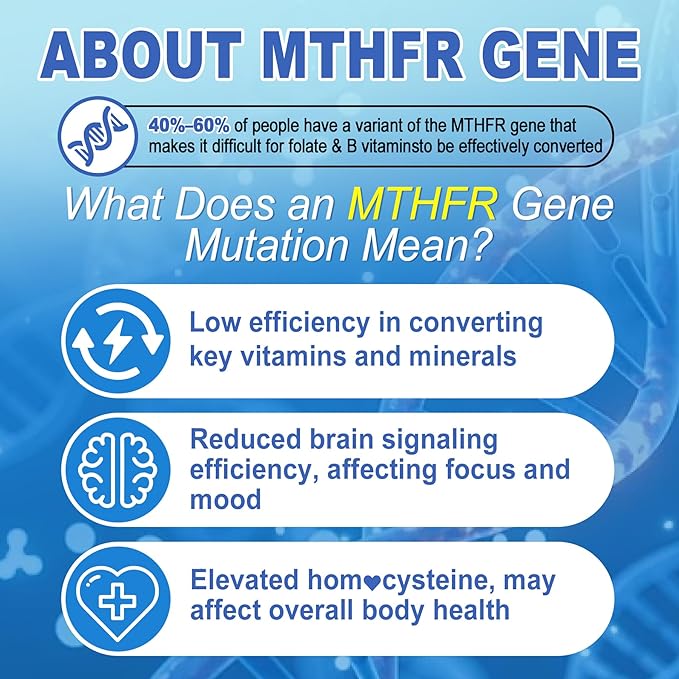 L Methylfolate Gummies &amp Methyl B12 Active 5-Mthf Methylated Folate 5mg Supplement for Women Men w/Methyl B ComplexCholineMagesiumOmega-3Methyl Folate for MethylationFocusMoodSugar Free1P