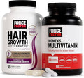 FORCE FACTOR Hair Growth Accelerator Capsules Lustriva &amp Biotin + Women’s Multivitamin Multivitamin for Women