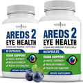 NEW AGE AREDS 2 Eye Vitamin Contains Bilberry 6000mg Lutein (32mg) Grape seed (6000 mg) Eyebright (1000 mg) and Zeaxanthin (8 mg) - 120 Count