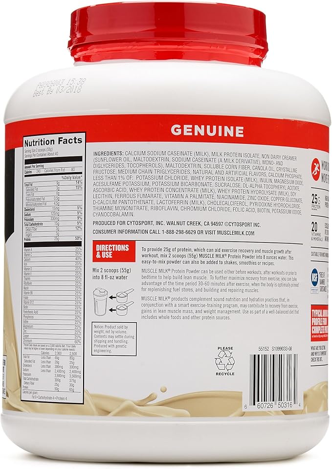 Cytosport Muscle Milk - Vanilla (5 lb)