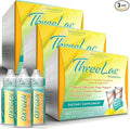 GHT – Ultimate Gut &amp Oxygen Duo: ThreeLac Lemon Probiotic Powder (180 Packets) &amp Oxygen Elements Max Drops (3oz) - Digestive Support &amp Cellular Vitality