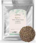 Starwest Botanicals Organic Milk Thistle Seed Whole - Loose Leaf Milk Thistle for Tea &amp Cooking Mix in Juice Add to Smoothies Oatmeal &amp Yogurt Certified Kosher Non-GMO - Bulk 1 lb Bag