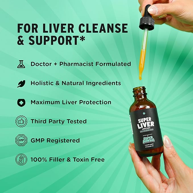 Super Liver &amp Super Lungs Bundle – Natural Herbal Support for Liver Function Lung Health and Daily Wellness – Milk Thistle Ginseng &amp Herbal Extracts – Vegan Non-GMO Formula