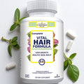 #1 Hair Formula Healthy Vitamins for Men &amp Women | Nutrients Needed for Hair Growth Maintain Healthy Skin &amp Nails Biotin &amp More 60 Capsules
