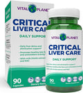 Vital Planet – Critical Liver Care Liver Cleanse Detox &amp Repair Daily Support with Milk Thistle NAC Supplement N-Acetyl Cysteine Dandelion Turmeric Berberine Alpha Lipoic Acid TMG 90 Capsul