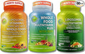 Antioxidant &amp Immune Support Bundle with Organic Whole Foods – Vegan Whole Food Multivitamin with Iron + Liposomal Vitamin C 1500mg &amp Liposomal Glutathione 500mg – Vegan Clean Daily Wellness
