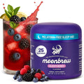 MoonBrew Nighttime Magnesium Sleepy Berry Smoothie Natural Sleep Aid Drink Mix for Adults - Calming Melatonin-Free Sleep Support with L-Theanine Chamomile &amp Zinc Glycinate - 25 Servings