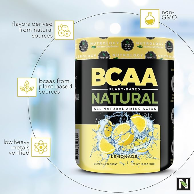 Nutrology TRIPACT Vegan Protein Powder for Vegan Protein Shakes Peanut Butter Vanilla (20 Servings) BCAA Natural Plant Based BCAA Powder Lemonade Flavor (30 Servings)