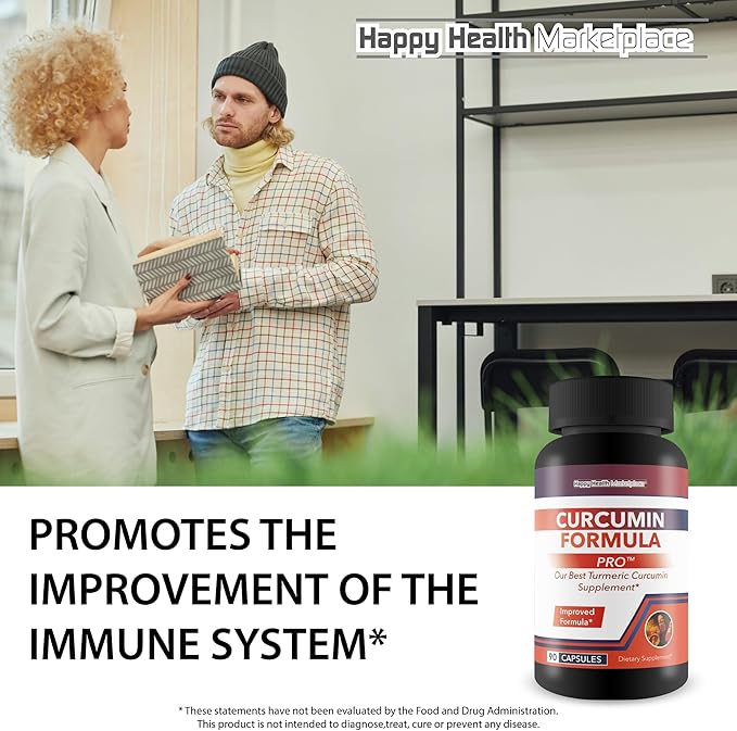 Curcumin Formula Pro - Our Best Turmeric Curcumin Ginger Supplement - High Absorption Turmeric with Black Pepper - Liposomal Turmeric Relief Factor Turmeric Supplement for Inflammatory Health