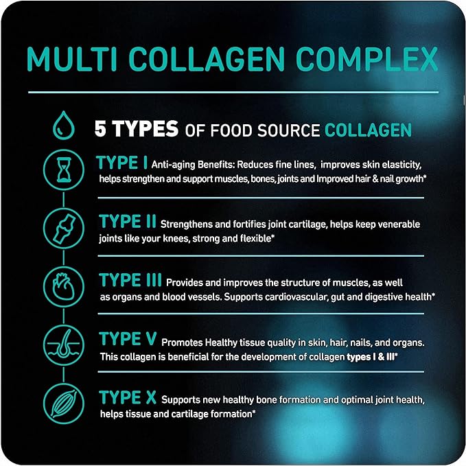 Vital Vitamins Multi Collagen Pills (150 ct) + Vegan Collagen Booster (60 ct)