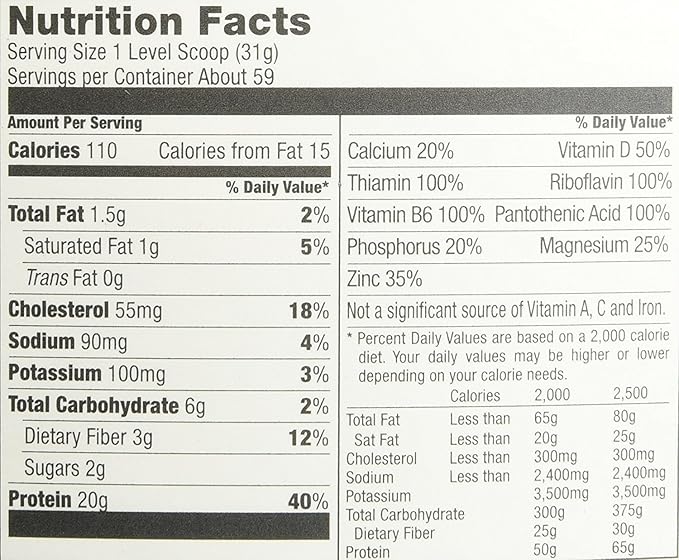 Designer Whey Natural Protein Powder French Vanilla - 4 lbs