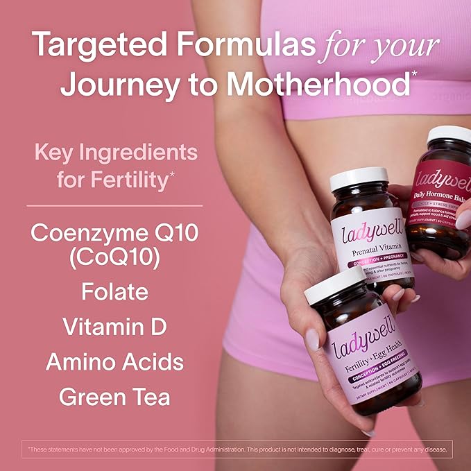 Ladywell Fertility &amp Egg Health + Topical Magnesium Oil Spray