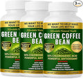 Green Coffee Bean Extract 100% Pure Green Coffee Bean Capsules 50% Chlorogenic Acid 1000 mg Strength 180 Capsules 6 Month Supply Non-GMO and Gluten Free Traditional Herbal Supplement