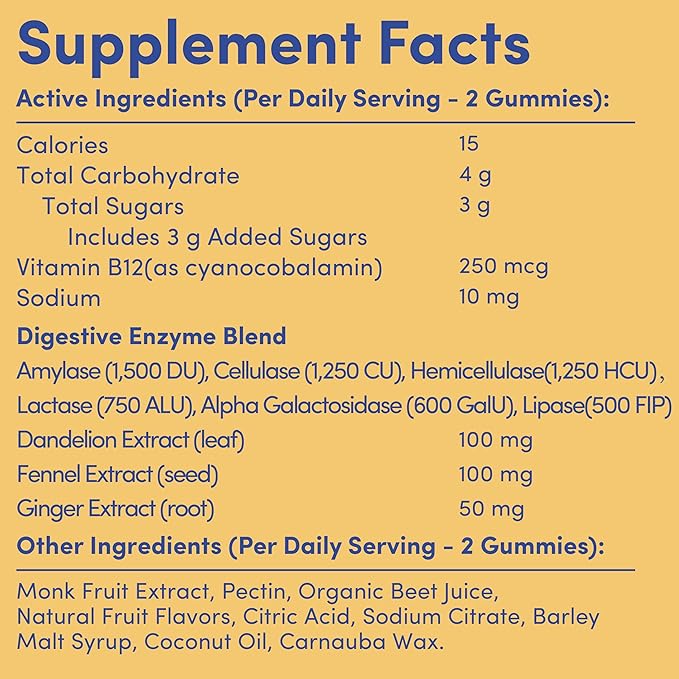 Bloating Relief for Women Debloating for Women | Supports Period Bloat Digestion &amp Water Weight Balance | Helps Before &amp During Your Cycle | 60 Vegan Gummies | Daily Digestive Support Supple