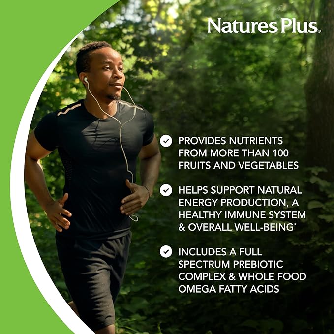NaturesPlus Source of Life GOLD Liquid Multi Shot - 1 fl oz Case of 12 - Tropical Fruit Flavor - Provides Nutrients from 100+ Fruits and Vegetables - 12 Servings