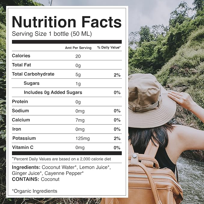 Kor Shot Ginger Shot - 24 Pack x 1.7 Fl Oz - Wellness Shot - Freshly Pressed Ginger and Cayenne Natural Energy Boost Shot - USDA Certified Organic