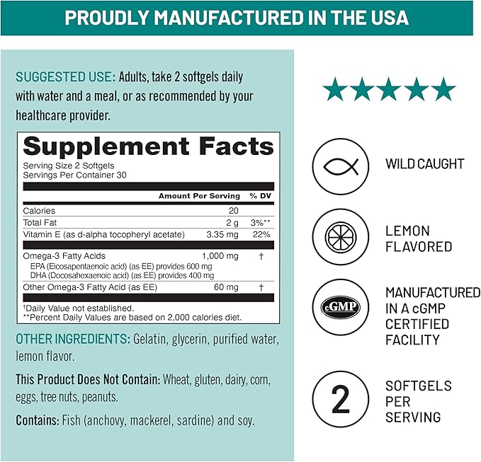 NatureWise [1] Multivitamin for Men - Non-GMO - 90 Capsules[45-Day Supply] + (Pack of 2) Omega 3 Fish Oil 1000mg + Vitamin E - Wild-Caught - 60 Softgels[30-Day Supply]