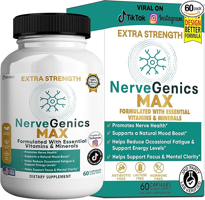 NerveGenics Max 60 Capsules 30-Day Supply (1)