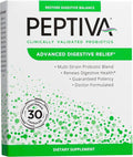 Peptiva Advanced 50 Billion CFU Probiotic - Digestive Relief - Clinically Validated Premium Probiotic 30ct