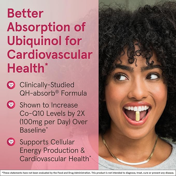 Jarrow Formulas Ubiquinol 100mg 120 Softgels &amp Vitamin D3 125mcg 100 Softgels Cardiovascular and Immune Support