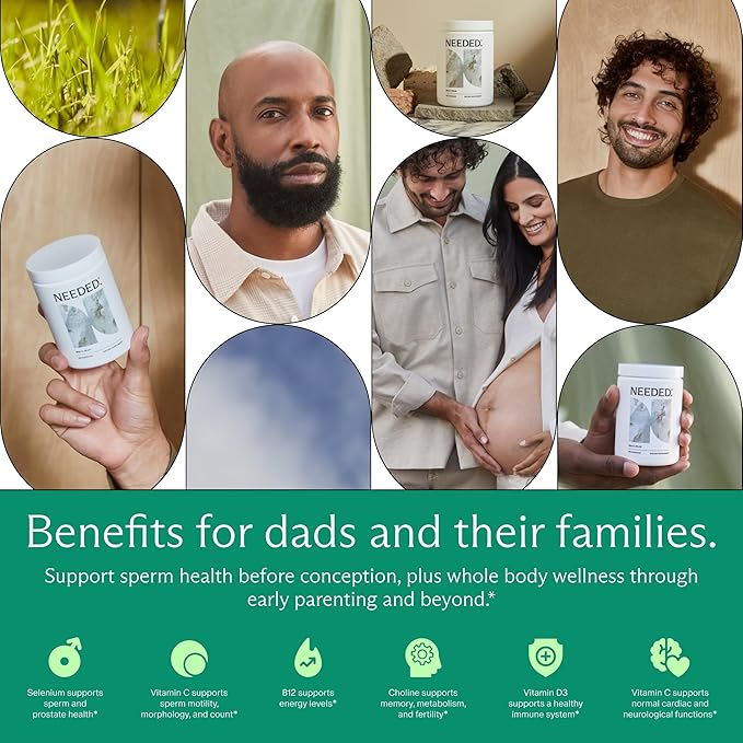 Needed. Multivitamin for Men - 25 Optimal Nutrients for Fertility &amp Men's Health - Mens Multivitamin with Vitamin D3 2000IU B12 Vitamins 200 MCG Selenium - Men's Fertility Supplement 30 Day Sup