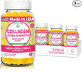 Lunakai USA Made Collagen Peptides Gummies - 200mg Non-GMO Anti-Aging Formula with Biotin Zinc Vitamins C &amp E for Hair Skin and Nails 3 Pack