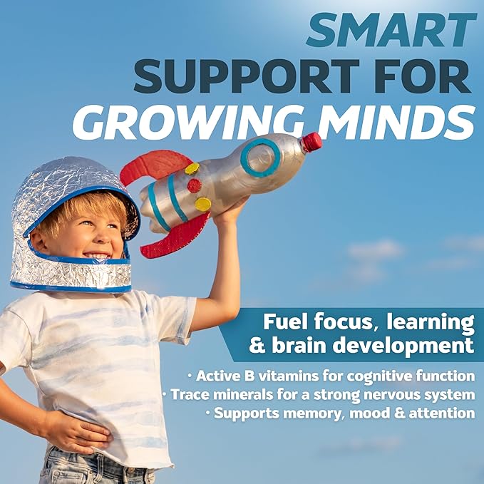Mighty-Mins - Multivitamin for Kids with Iron in Chewable Form - for Children from 6 Months Through Adolescence - Easier to Absorb Gentle On Digestion - 240 Wafers