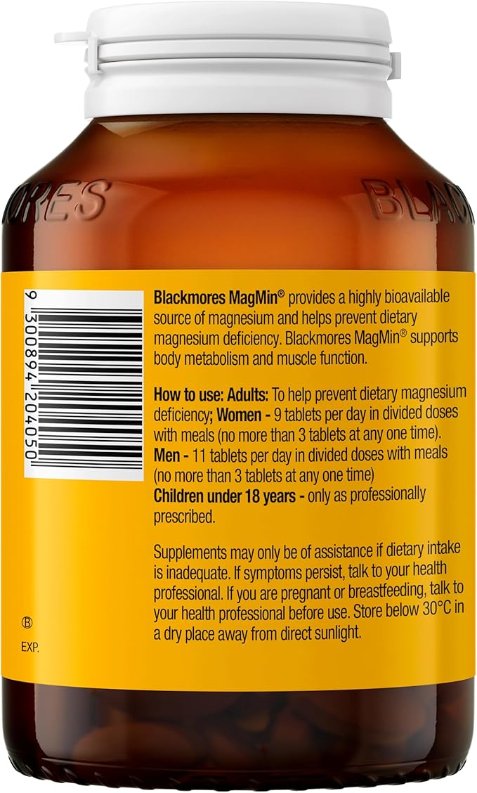 Blackmores Magmin 500mg 250 Tablets