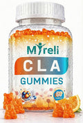 CLA 1000mg Vegan Gummies for Men and Woman 1000mg - 60 Vegan Conjugated Linoleic Acid Chews for Lean Body Support &amp Caloric Regulation Resistance Supplement Chews for Muscle Sugar-Free Non-GMO