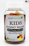 Multivitamin and Minerals 90 Gummy for Kids Bears Help Child’s Immune System Calcium and Vitamin D Strong Bones Free of Artificial Flavors Made in USA Gluten Free FDA Registered Facility cGMP