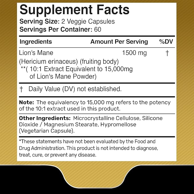 WELLNESS LABSRX Resveratrol Capsules 10000 - Lions Mane Supplement Capsules | Bundle