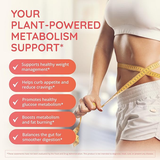 Happy Healthy Hippie Lighten Up Weightloss Supplement (Metabolaid™ + Chromium) &amp Be Grounded Stress Relief Supplements