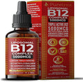 Liposomal B12 Triple Active Complex 5000mcg Liquid Drops Methylcobalamin B12 with Folate Liposomal Liquid Formula Easy Daily Use