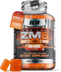 Iron Labs ZM6 Gummies – High Strength Zinc Magnesium Gummies for Men &amp Women (100 Count Orange Flavor Vegan) – Magnesium Citrate and Zinc Citrate Supplements with Vitamin B6 and D3