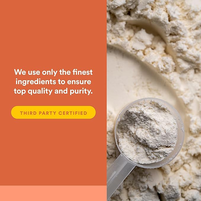 Whey Factors by Natural Factors Grass Fed Whey Protein Concentrate Aids Muscle Development and Immune Health Unflavored 2 lb