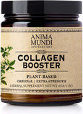Anima Mundi Apothecary Vegan Collagen Powder - Plant-Based &amp Organic Collagen Booster - Helps Support Collagen &amp Keratin Production for Healthy Skin Hair &amp Bones (4oz/113g)