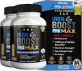 Iron Boost Pro Max Extra Strength Dietary Supplement Organic Maca Root Blend 60 Capsules 30-Day Supply (2)