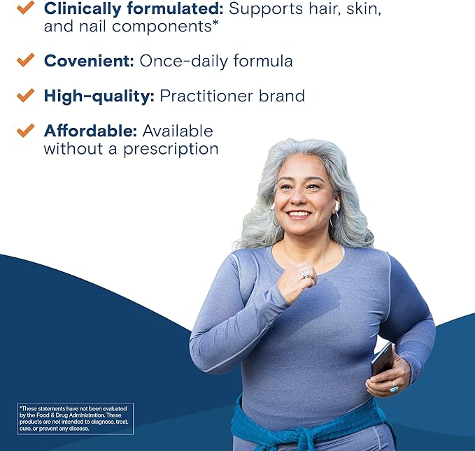 Bariatric Fusion ONE Per Day Bariatric Hair Skin and Nails Vitamins REJUVENATOR for Women | Vegan Hair Growth Vitamins with Biotin Vitamin B12 and B1 | Easy to Swallow | 120 Capsules