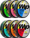 Wip Energy Pouches | 100mg Natural Caffeine | Vitamins and Minerals | 6 Pack Assorted: Sour Cherry Mint Orange Citrus Strawberry Kiwi Fruit Punch Blue Raspberry
