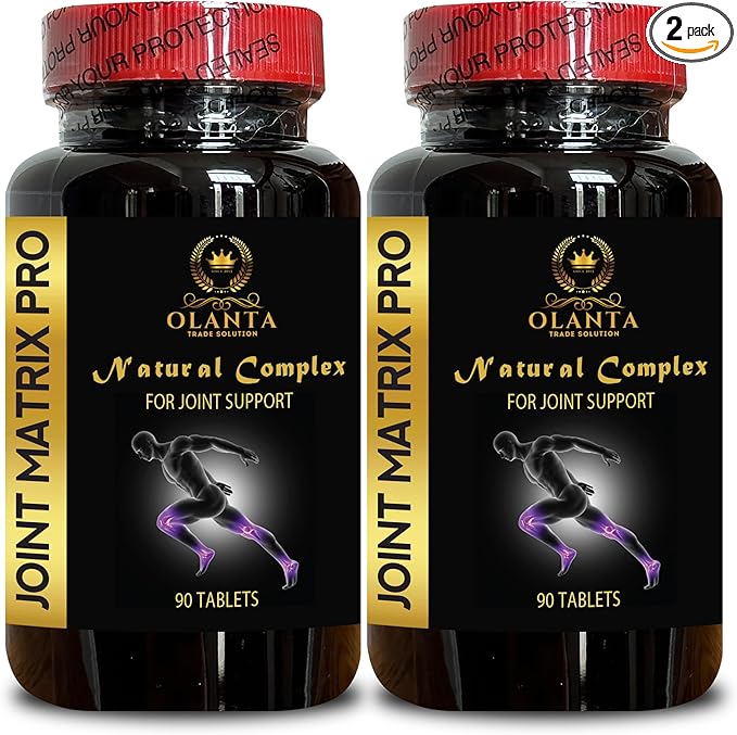 JOINT MATRIX PRO NATURAL COMPLEX - antioxidants supplements for women Muscle &amp Cartilage support supplements for joint flexibility Glucosamine Chondroitin - 2 Bottles 180 Tablets