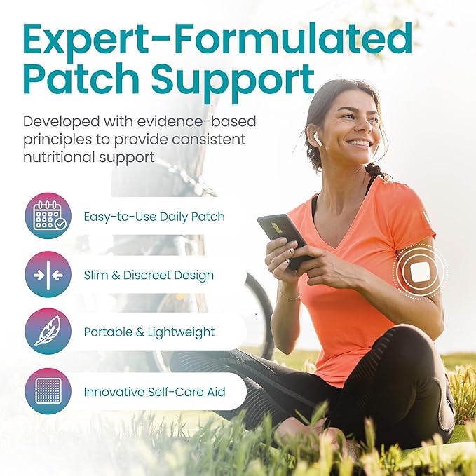 Debloat Patch – Easy Daily Patch with Dandelion Fennel Ginger &amp Choline – Gentle Digestion &amp Fluid Balance Support Non-Laxative Convenient Transdermal Option