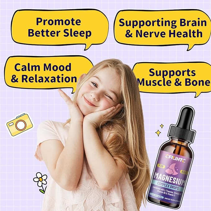 Kids Magnesium Liquid Drops &amp Kids Magnesium Gummies