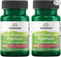 Swanson Oral Probiotic Formula with BLIS K12 for Adults Seeking Oral Respiratory and Immune Health Support - Natural Strawberry Flavor (30 Chewable Tablets 2 Pack)