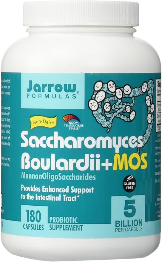 Jarrow Formulas Probiotics Bundle with Saccharomyces Boulardii 5 Billion CFU and Dr Formulated Probiotics for Women 50 Billion CFU 30 Capsules
