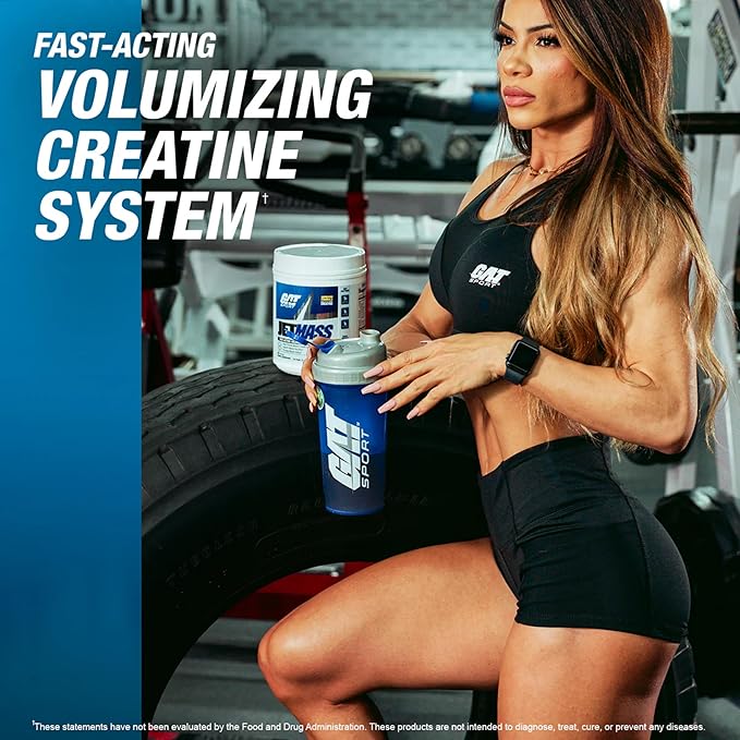 GAT SPORT JetMass Fact-Acting Volumizing Creatine System 30 Servings (Strawberry Lemonade)