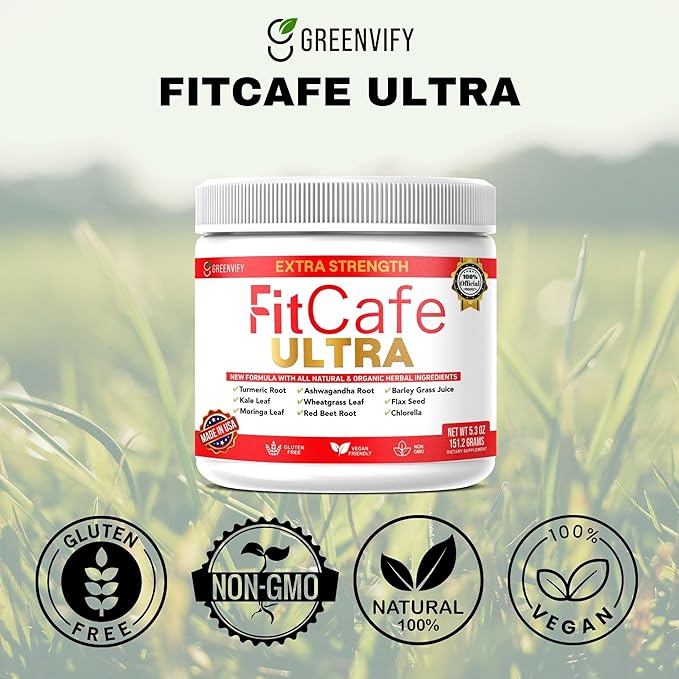 FitCare Ultra Extra Strength Organic Herbal Supplement with Turmeric Ashwagandha Moringa (3)